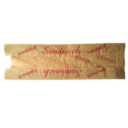 Sachet sandwich - Kraft 100% pure cellulose - Carton de 1000