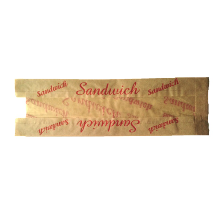 Sachet sandwich - Kraft 100% pure cellulose - Carton de 1000
