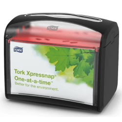 Tork Xpressnap - Distributeur de serviettes sur table N4 - Noir