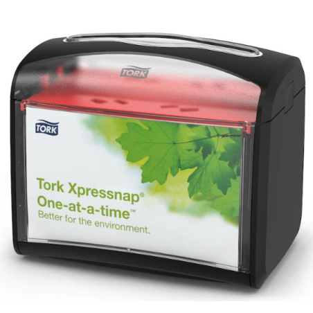 Tork Xpressnap - Distributeur de serviettes sur table N4 - Noir