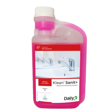Klean'Sanit - Détartrant Sanitaire - Bidon 1L Doseur