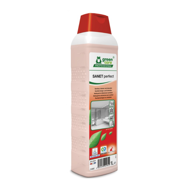 Sanet Perfect - Détartrant Rénovant Sanitaire - Bidon 1L
