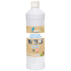 Respect'Home Vinaigre d'alcool 8° - Nettoyant détartrant multi-surfaces- Bidon 1L