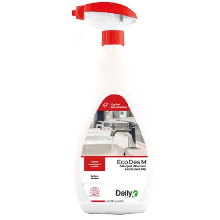 Eco Des M - Détergent Détartrant Désinfectant PAE - Spray 750ml