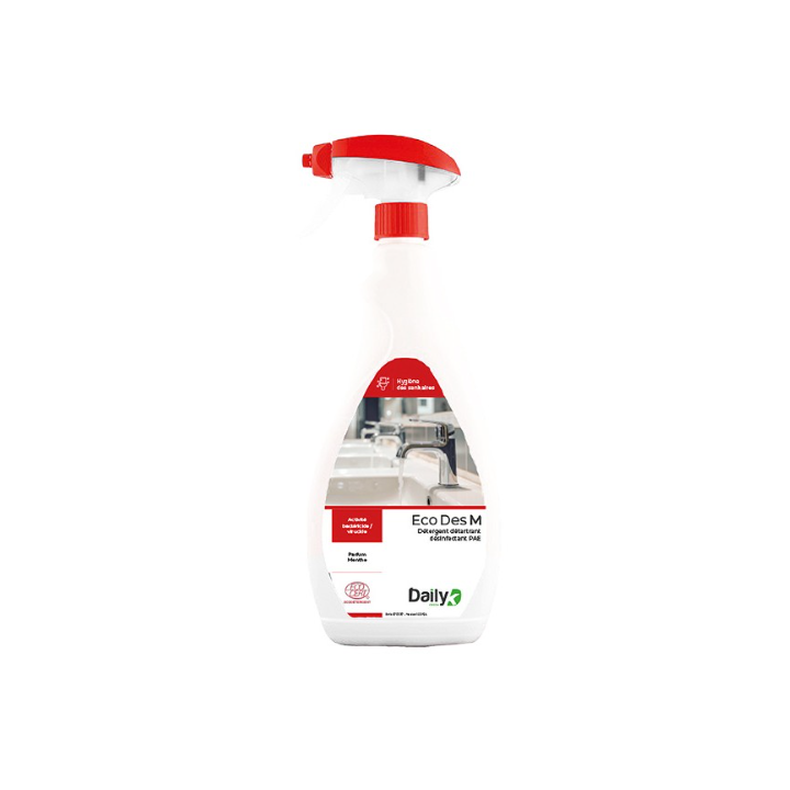 Eco Des M - Détergent Détartrant Désinfectant PAE - Spray 750ml