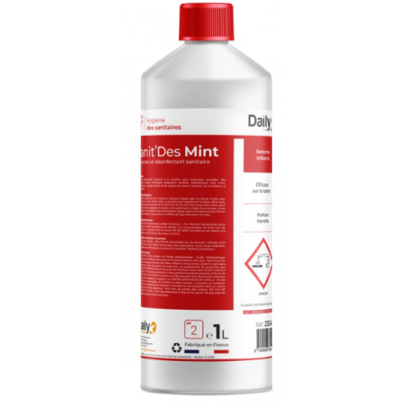 Sanit' Des Mint Dailyk - Détartrant Désinfectant - Bidon 1L