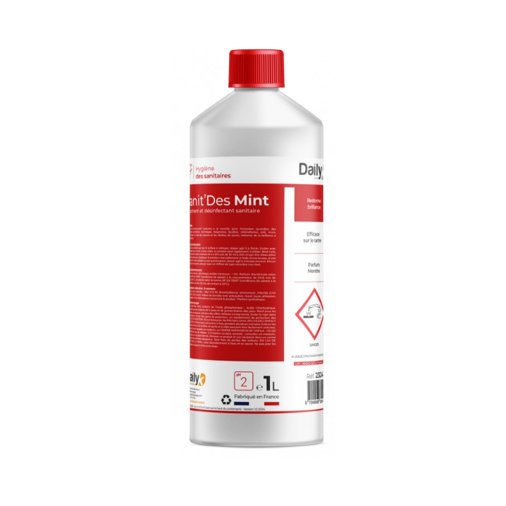 Sanit' Des Mint Dailyk - Détartrant Désinfectant - Bidon 1L