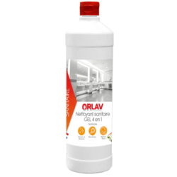 Nettoyant Sanitaire 4 en 1 Orlav - Détartrant Désinfectant Désodorisant PAE- Bidon doseur 1L