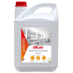 Nettoyant Sanitaire 4 en 1 Orlav - Détartrant Désinfectant Désodorisant PAE- Bidon 5L