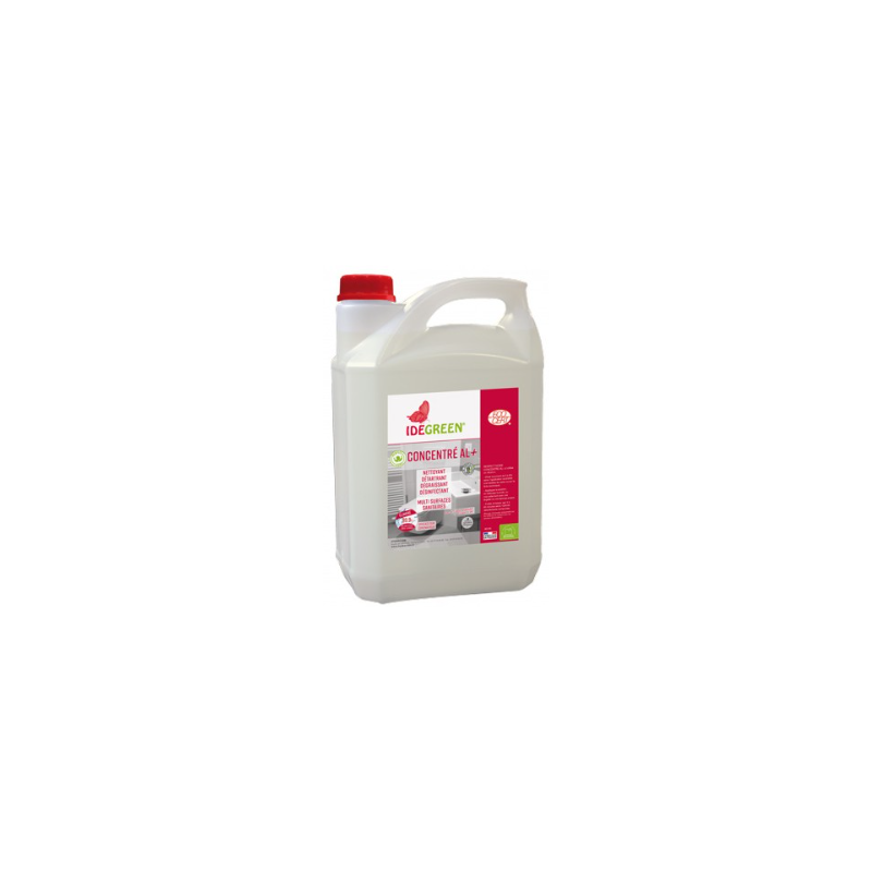 Respect'Home Sanitaire Concentré AL+ -  Détartrant Désinfectant- Bidon 5L