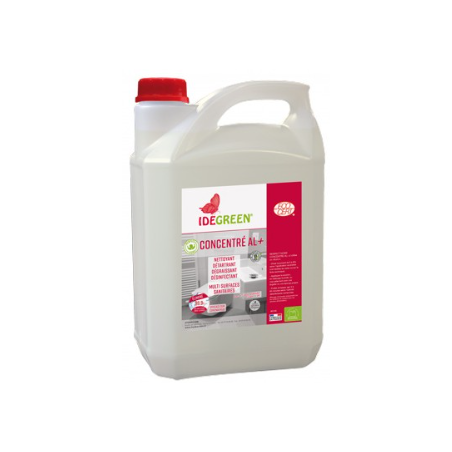 Respect'Home Sanitaire Concentré AL+ -  Détartrant Désinfectant- Bidon 5L