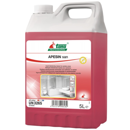 Apesin San - Détergent Désinfectant - Bidon 5L