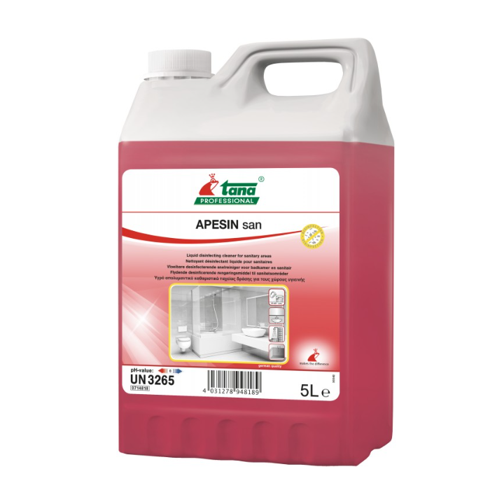 Apesin San - Détergent Désinfectant - Bidon 5L