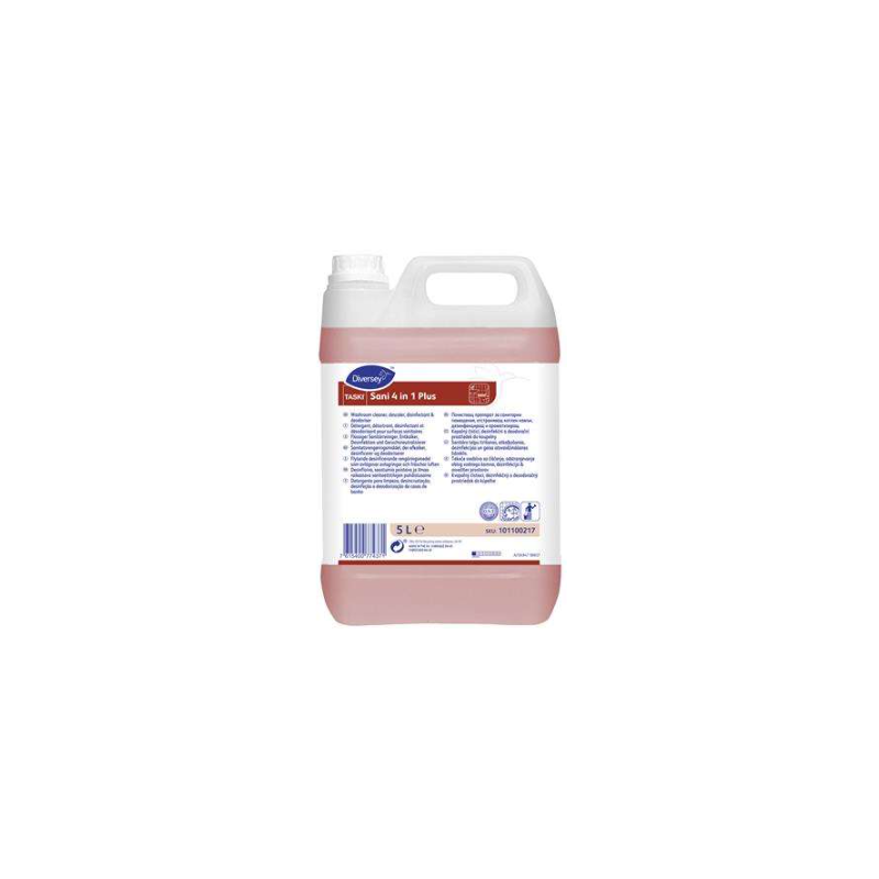 Taski Sani 4 en 1 Plus - Nettoyant Détartrant Désinfectant Désodorisant - Bidon 5L