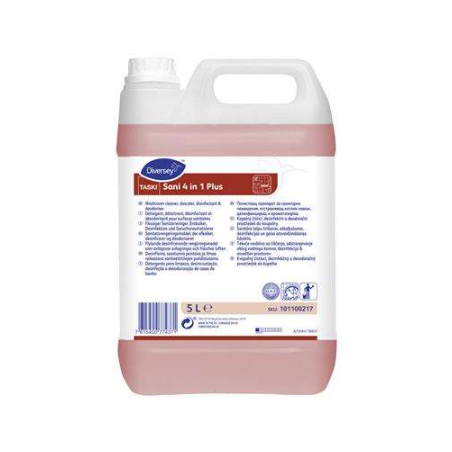 Taski Sani 4 en 1 Plus - Nettoyant Détartrant Désinfectant Désodorisant - Bidon 5L
