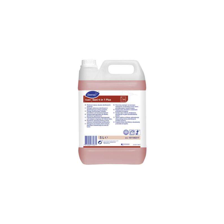 Taski Sani 4 en 1 Plus - Nettoyant Détartrant Désinfectant Désodorisant - Bidon 5L
