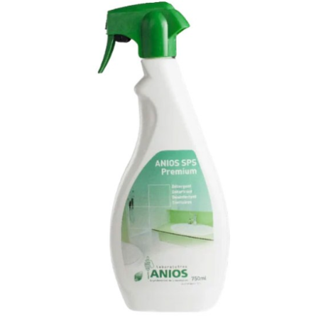 SPS PREMIUM ANIOS- Détergent Détartrant Désinfectant PAE - Spray 750ml