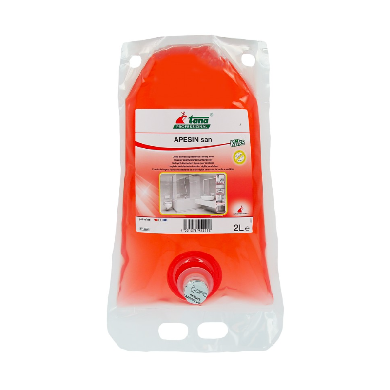 Apesin San Kliks - Nettoyant Désinfectant Poche 2L