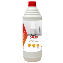 WC Mousse Orlav - Détartrant Surpuissant- Flacon accordéon 1L