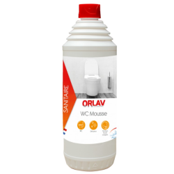 WC Mousse Orlav - Détartrant Surpuissant- Flacon accordéon 1L