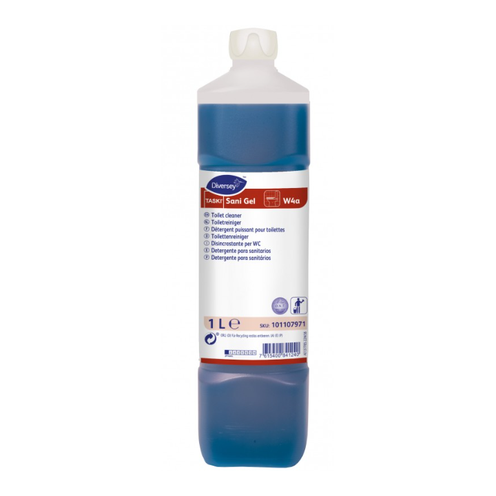 Taski Sani Gel WC - Gel WC détartrant - Bidon 1L