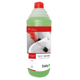 Sanit+Gel WC Dailyk - Gel Détartrant WC - Flacon accordéon 1L