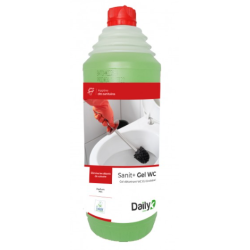 Sanit+Gel WC Dailyk - Gel Détartrant WC - Flacon accordéon 1L