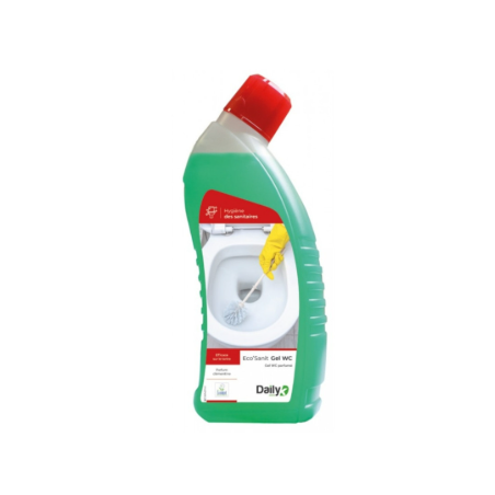 Eco'Sanit Gel WC Dailyk - Gel WC Parfumé - Flacon 750ml