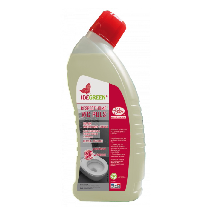 Respect'Home WC Plus - Gel Détartrant Désinfectant - Flacon 750ml
