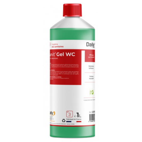 Sanit' Gel WC Dailyk - Gel WC Détartrant - Bidon 1L