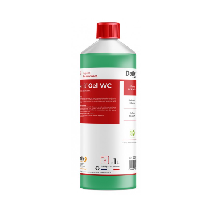 Sanit' Gel WC Dailyk - Gel WC Détartrant - Bidon 1L