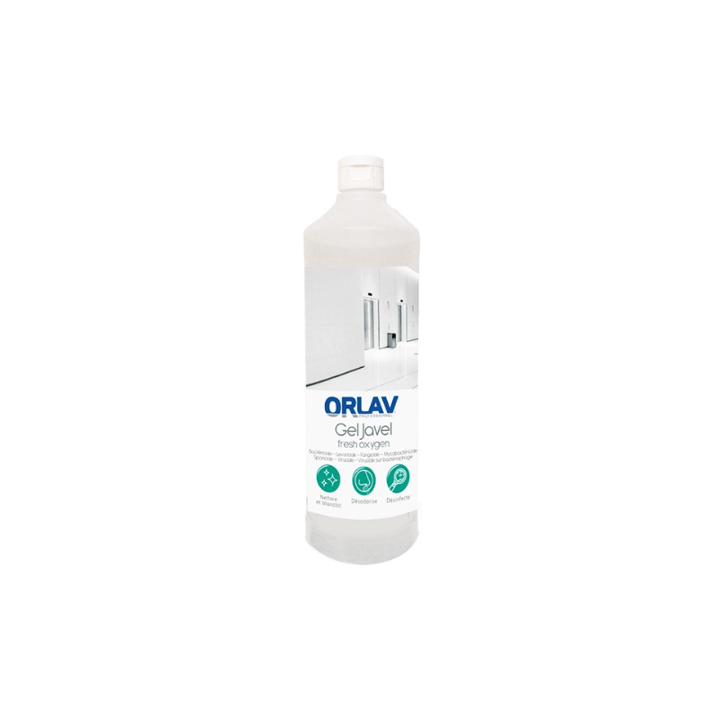 Fresh Oxygen ORLAV - Gel Javel Désinfectant - Bidon 1L