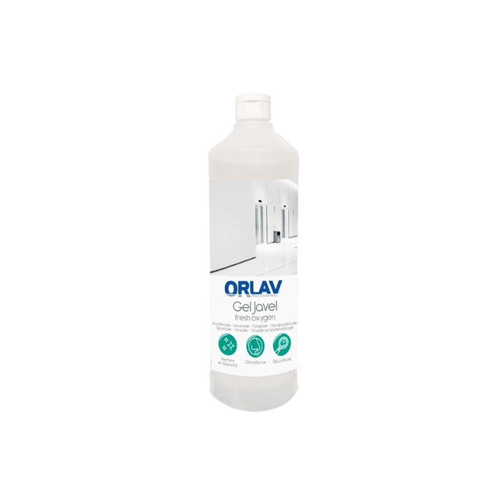 Fresh Oxygen ORLAV - Gel Javel Désinfectant - Bidon 1L