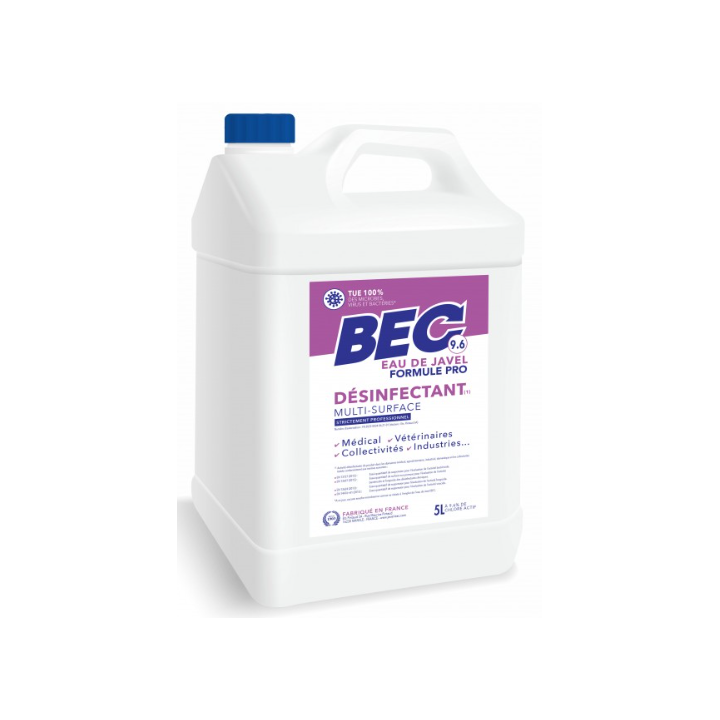 Javel Liquide 9,6% - Bidon 5L