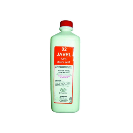 Javel Liquide 9,6% - Cruchon à vis 250ml