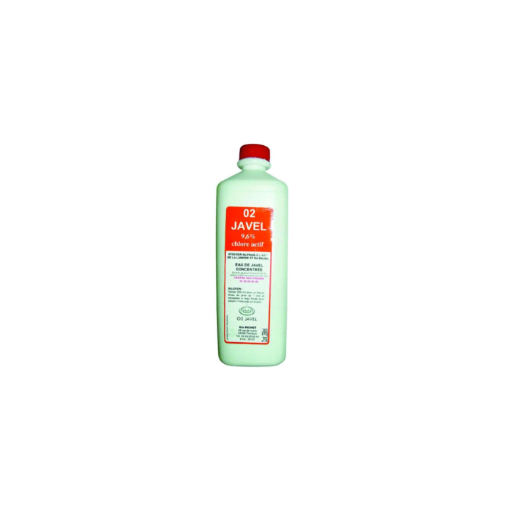 Javel Liquide 9,6% - Cruchon à vis 250ml
