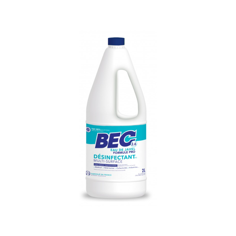 Javel Liquide 2,6% - Bidon 2L