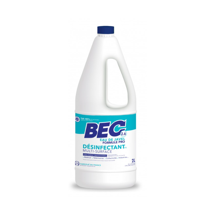 Javel Liquide 2,6% - Bidon 2L