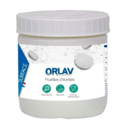 Pastilles de Javel ORLAV - Pour un entretien préventif - Boite de 150 pastilles ( 500g )