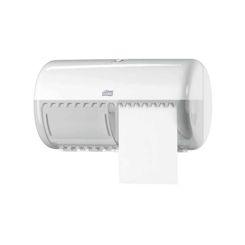 Distributeur Tork Elevation T4 - Pour PH Rouleaux traditionnel avec réserve - Blanc