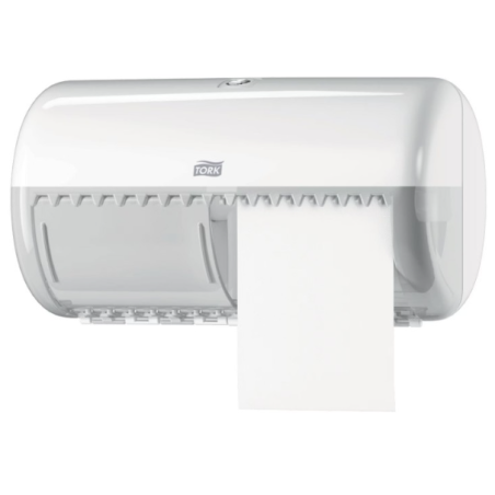 Distributeur Tork Elevation T4 - Pour PH Rouleaux traditionnel avec réserve - Blanc