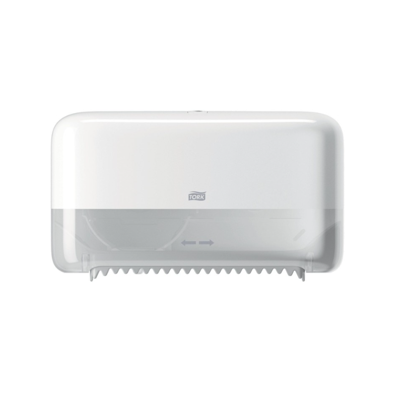 Distributeur Tork Elevation T7 - Pour PH Mid-Size Sans Mandrin avec réserve - Blanc