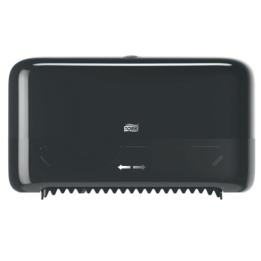 Distributeur Tork Elevation T7 - Pour PH Mid-Size Sans Mandrin avec réserve - Noir
