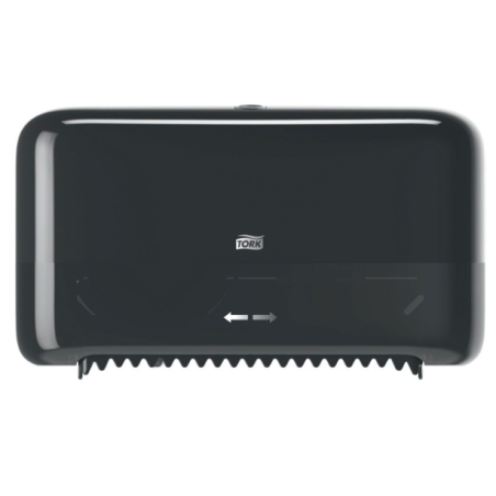 Distributeur Tork Elevation T7 - Pour PH Mid-Size Sans Mandrin avec réserve - Noir