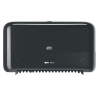 Distributeur Tork Elevation T7 - Pour PH Mid-Size Sans Mandrin avec réserve - Noir