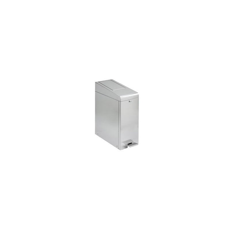 Brinox 45L - Poubelle à pédale pour sachets périodiques Acier Inox