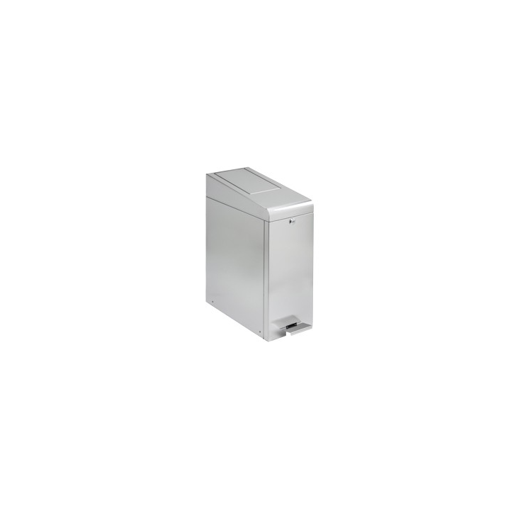 Brinox 45L - Poubelle à pédale pour sachets périodiques Acier Inox