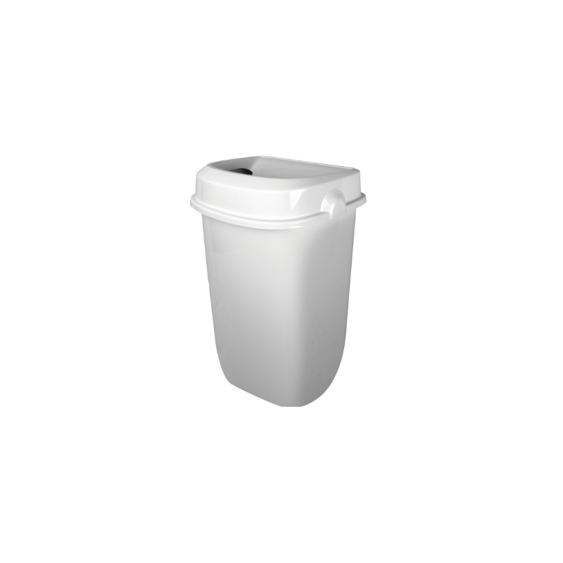 Poubelle Hygiène Féminine Blanc - 12L