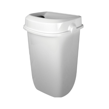 Poubelle Hygiène Féminine Blanc - 12L