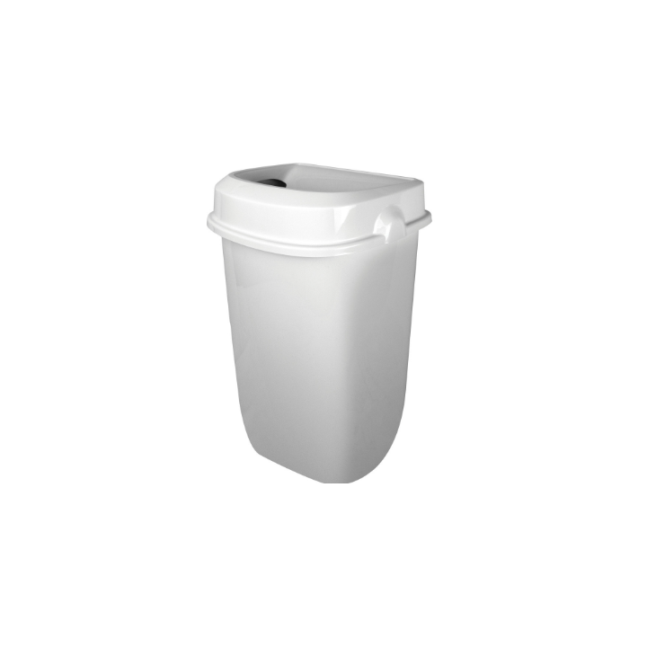Poubelle Hygiène Féminine Blanc - 12L
